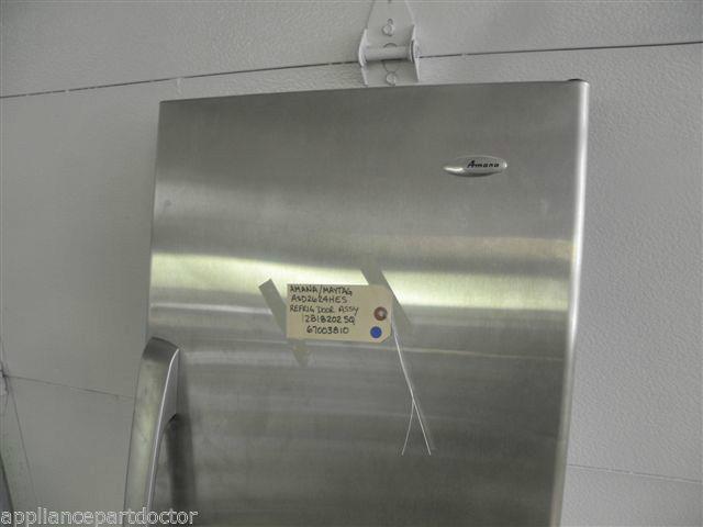 MAYTAG AMANA REFRIGERATOR DOOR W/ HANDLE 12818202SQ 67003810 *SOME BLEMISHES MAYTAG AMANA REFRIGERATOR DOOR W/ HANDLE 12818202SQ 67003810 *SOME BLEMISHES